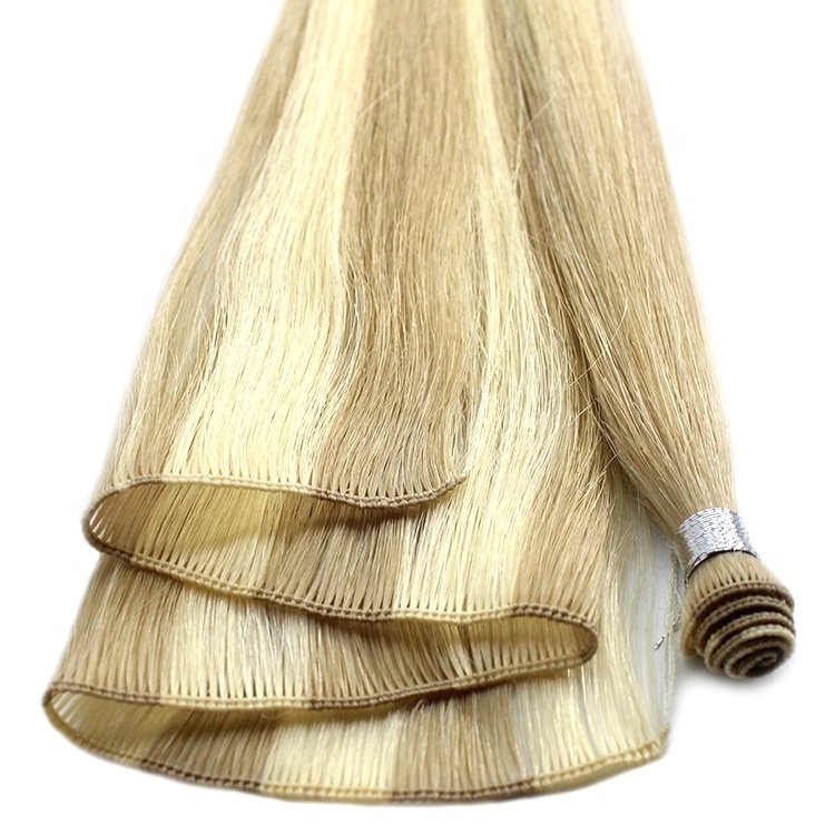 Top Quality Raw Cuticle Aligned Hand Tied Weft Virgin Human Hair 8