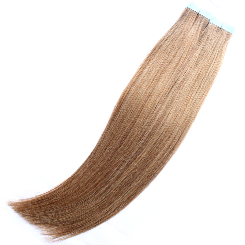 Wholesale Russian Remy Tape Hair Extensions Double Drawn Tape In Hair Extensions Virgin Balayage Tape Hair 8
