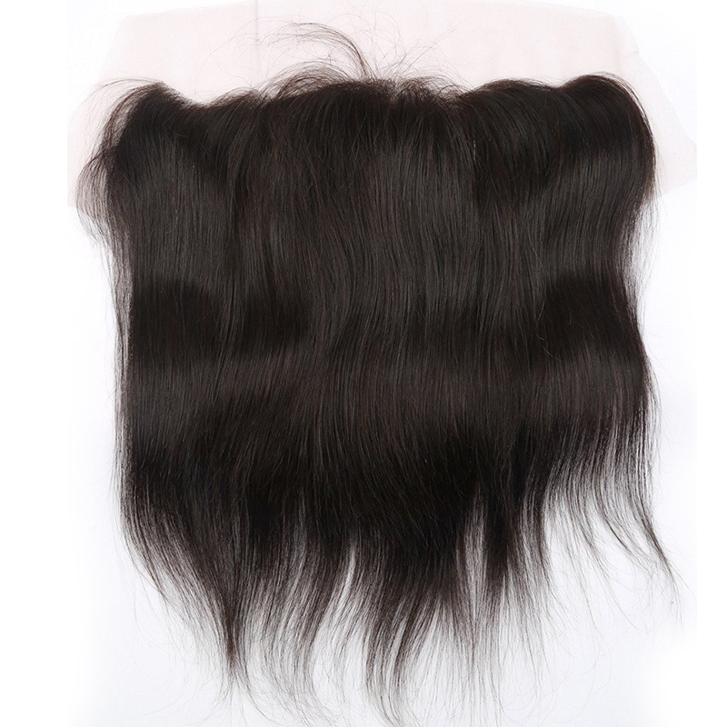 Top Quality Pre Plucked Transparent Swiss Lace Peruvian Straight Cuticle Aligned Lace Frontal 9