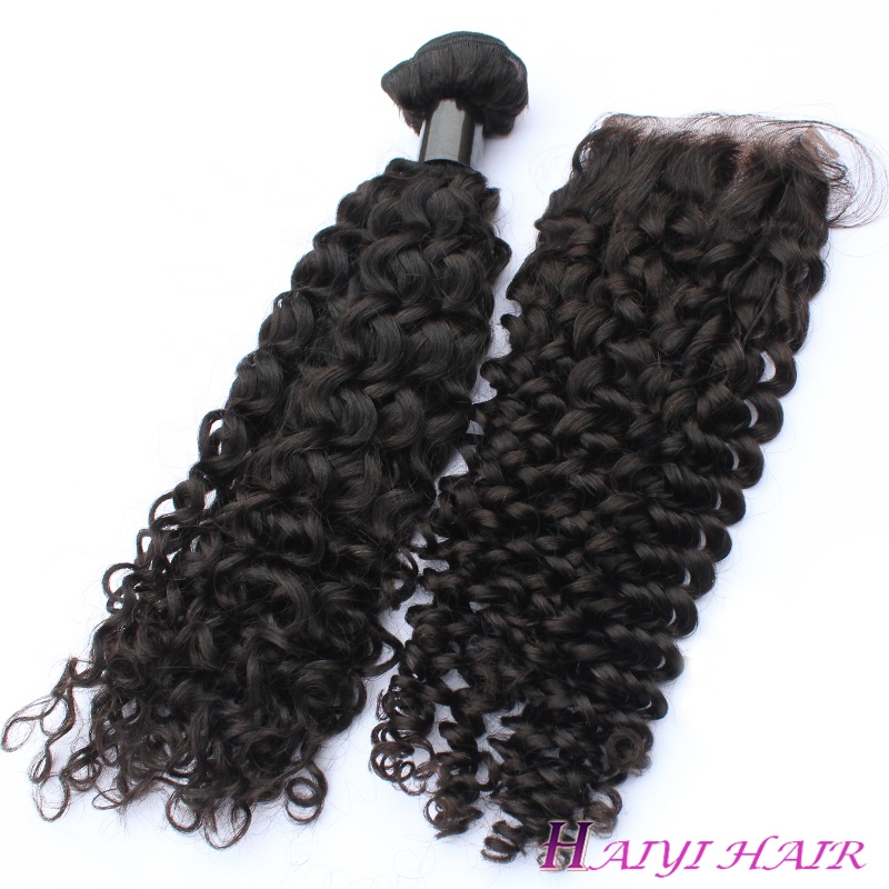 Top grade virgin Brazilian human curly hair bundles in wholesale price 10
