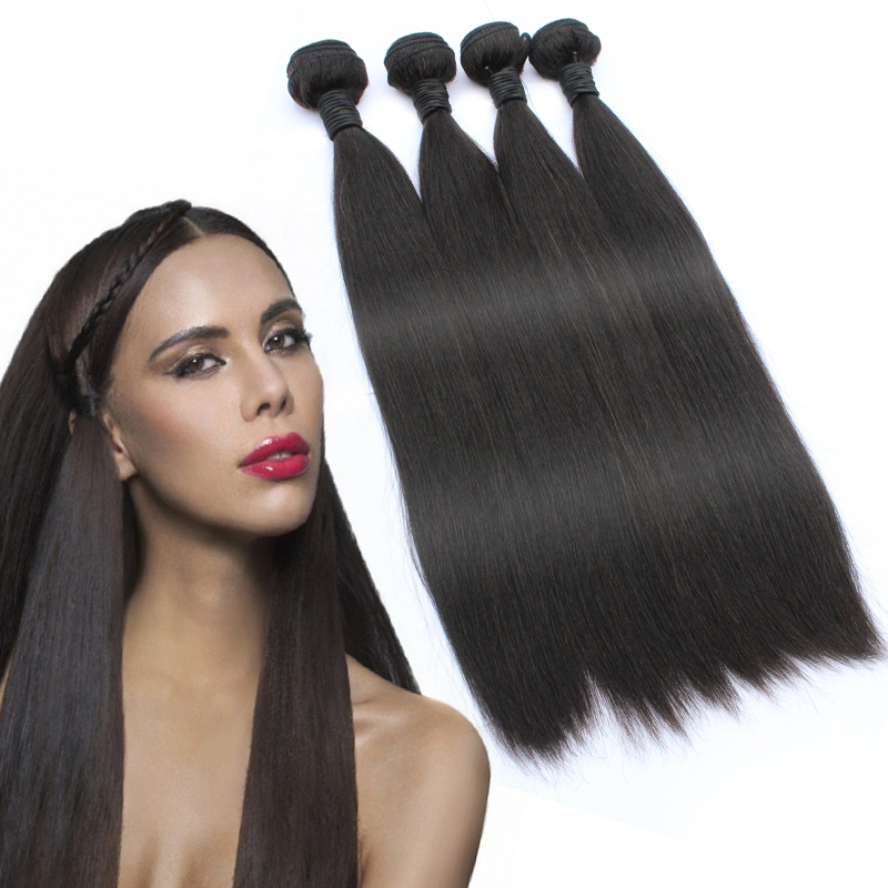 9A cheap brazilian hair straight bundles and full cuticle aligned 9