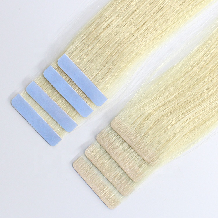Top Quality Double Drawn 613 Blonde Indian Tape Human Hair Cheap Remy Tape Hair Extensions 8