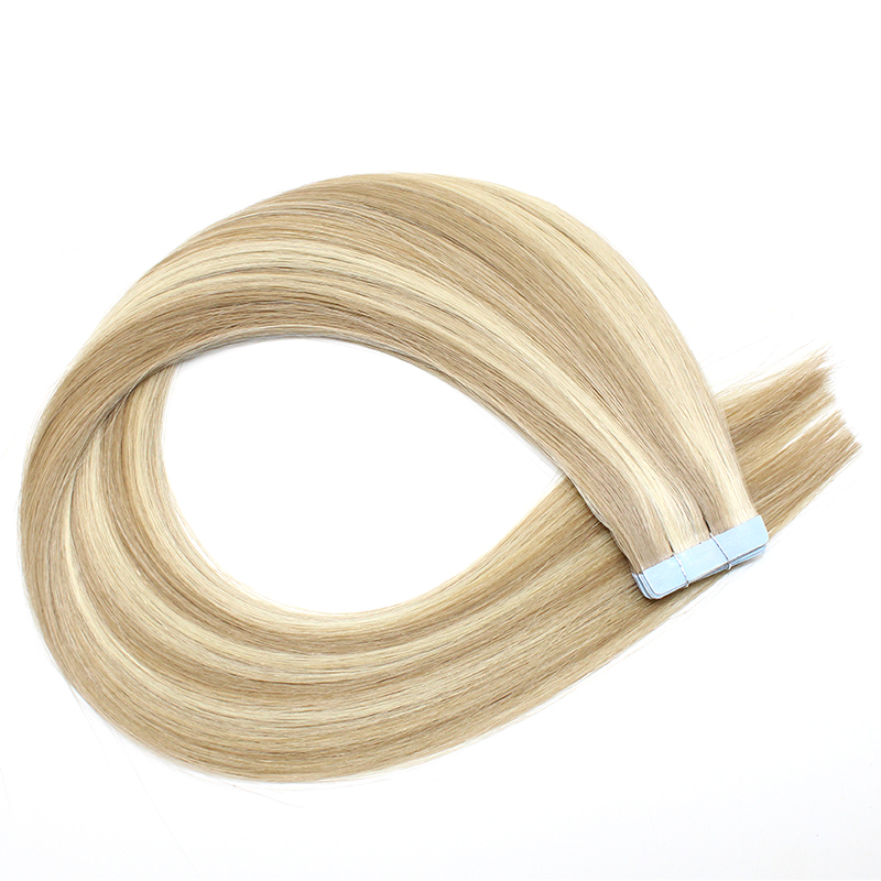 Top Quality Double Drawn 613 Blonde Indian Tape Human Hair Cheap Remy Tape Hair Extensions 11