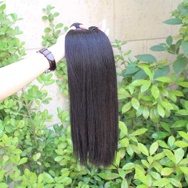 Straight Peruvian Hair Bundle Of Hair Vendor  Virgin Human Hair Bundles 12