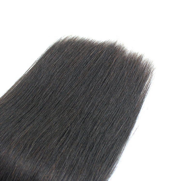 Straight Peruvian Hair Bundle Of Hair Vendor  Virgin Human Hair Bundles 10