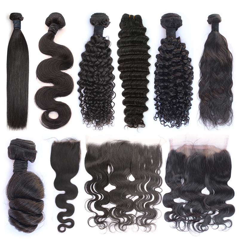 100% Human Hair Curly Wave Virgin Hair Mongolia Hair Lace Closure Fee Logo 18