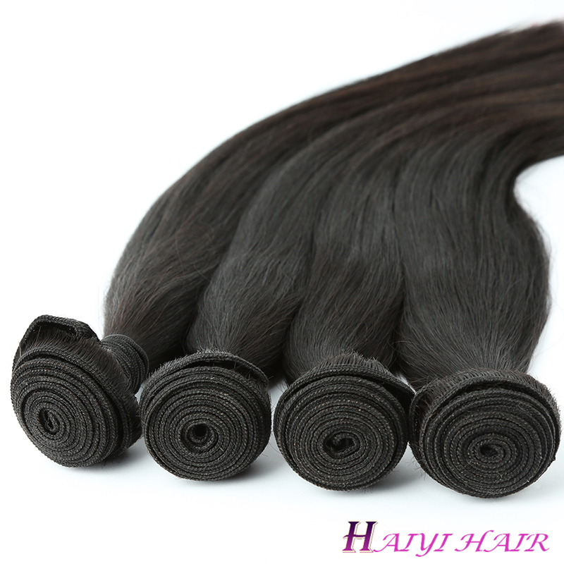 10A Brazilian Straight Hair Unprocessed Virgin Cuticle Aligned Thick Ends Human Hair Weft 11
