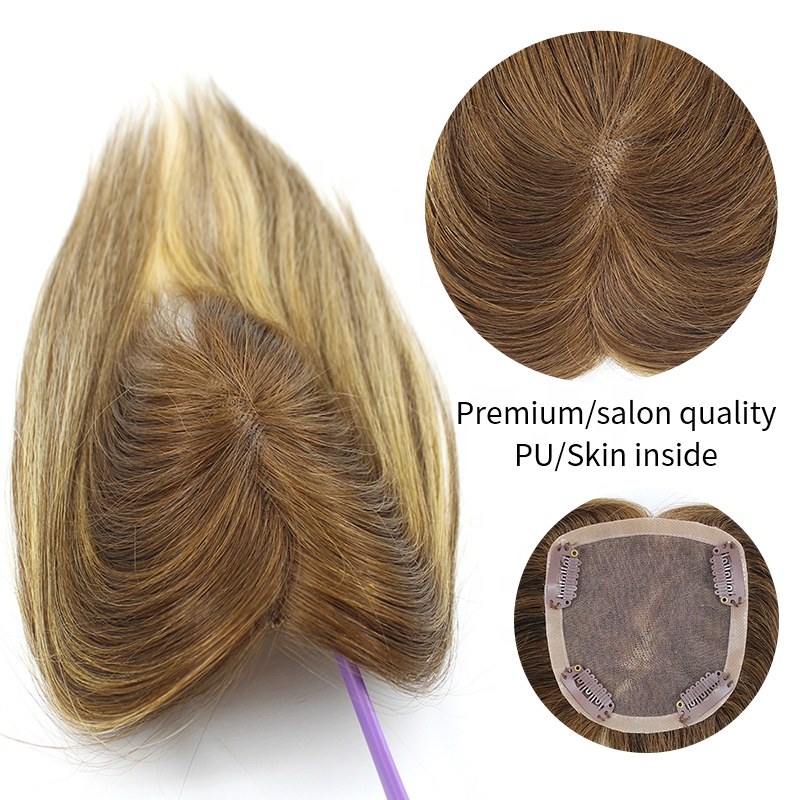 Russian Virgin Cuticle Aligned Hair Toupee 9
