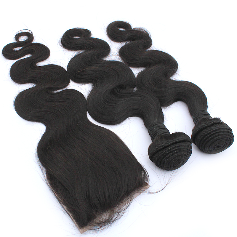 100% Human Hair Extensions 2020 Double Weft Brazilian hair bundles 10-30 Inch Weaving Dropshipping 10