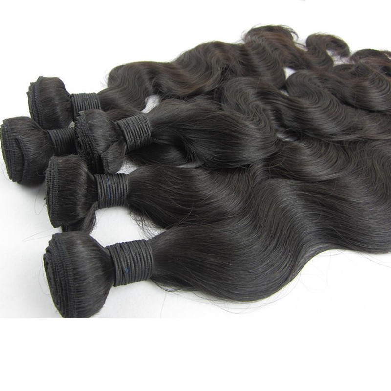 No Chemical Processed   30 Inch Wholesale 3 Bundles With Lace Closure Brazilian Hair 11