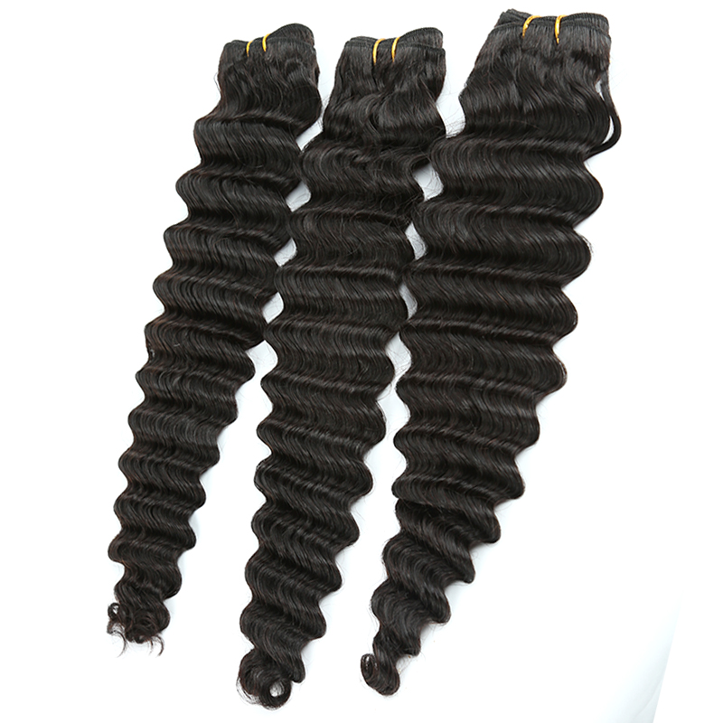 9a 10a Deep wave raw indian hair bundle Cuticle Aligned Hair 7
