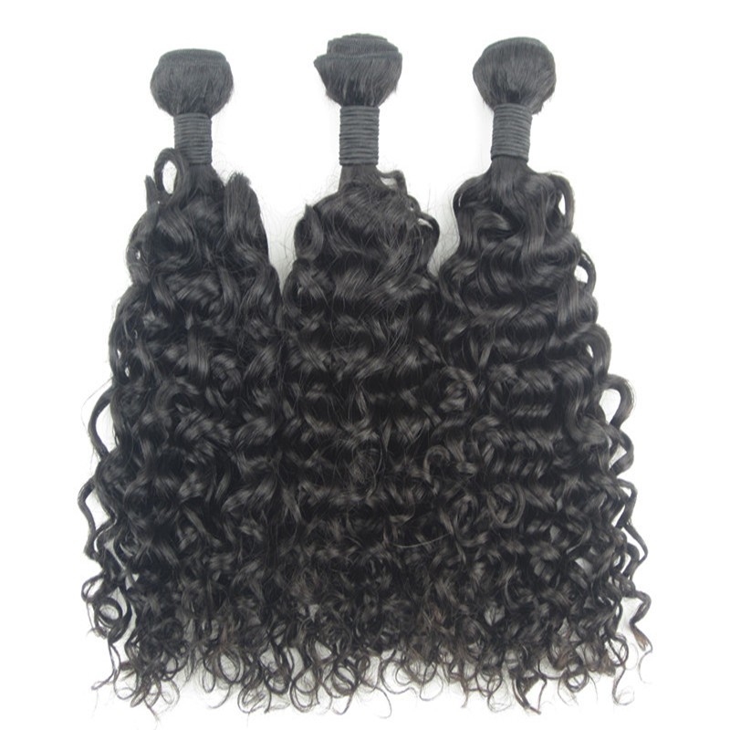 Double Weft Natural Color  High Quality Full Cuticle Aligned  Virgin Human Hair 8