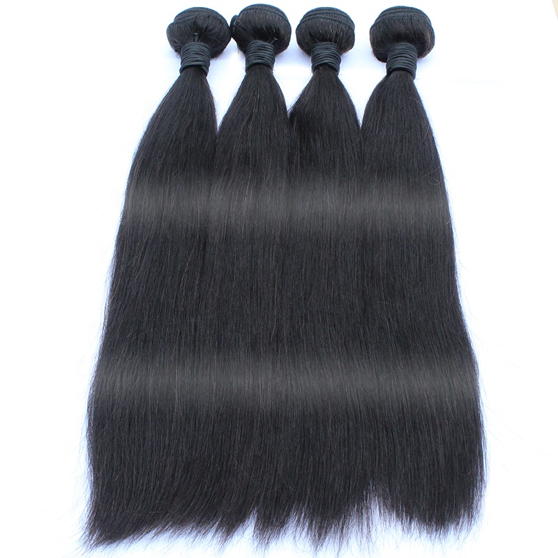 Double Weft Natural Color  High Quality Full Cuticle Aligned  Virgin Human Hair 17