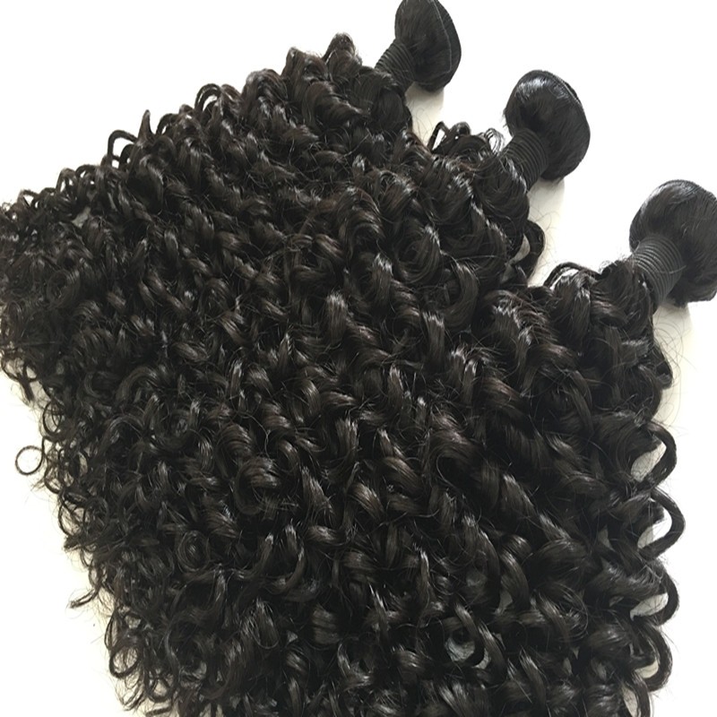 Double Weft Natural Color  High Quality Full Cuticle Aligned  Virgin Human Hair 7