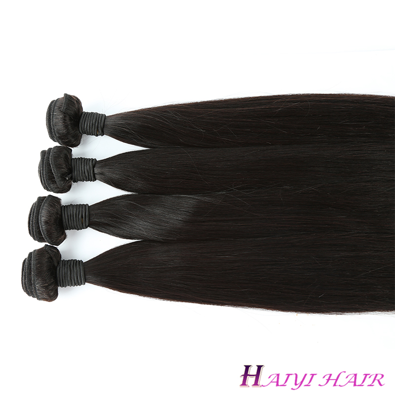 Unprocessed Human Hair 10A Malaysian Straight Virgin Cuticle Aligned Hair Bundle From Malaysia 10