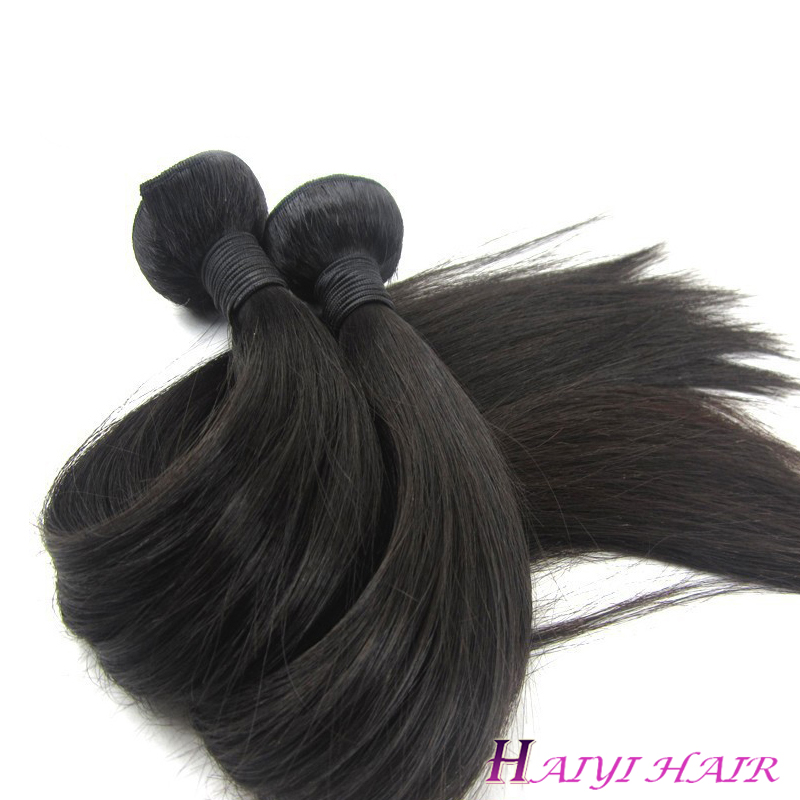 Silk Straight brazilian hair unprocessed double weft raw virgin human hair bundles 11