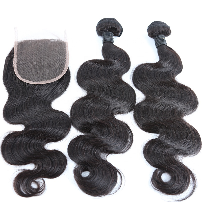 100% Malaysian body wave human hair unprocessed no tangle no shedding can be  dyed and  bleached 11