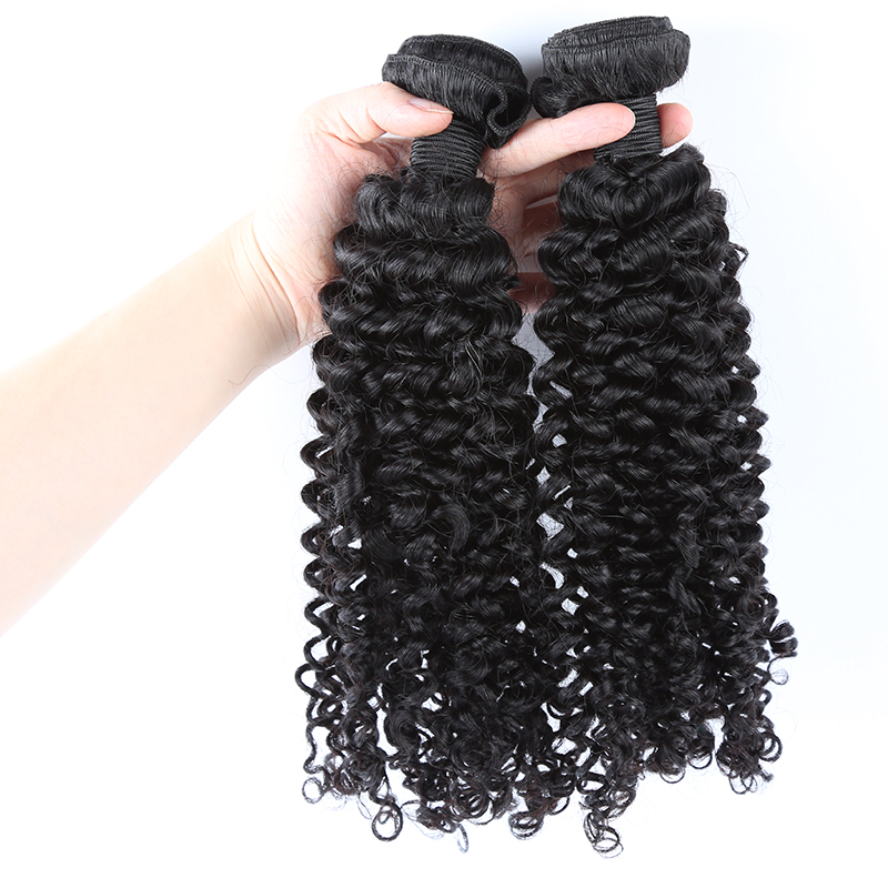 Wholesale 100% Mongolian Brazilian kinky curly human hair bundles Haiyi hair 11