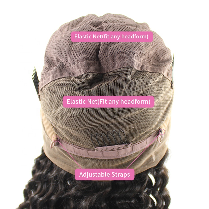 Cheap Wholesale Mink Brazilian Deep Curly Transparent Full Lace Lace Wigs/ Lace Frontal Wig Virgin Human Wig Vendor 9