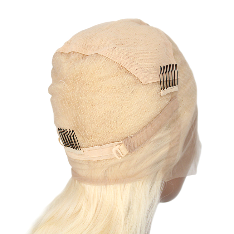 Ready to Ship Wholesale Cuticle Aligned Human Hair 30 inch 613 Blonde Lace Front Wig Transparent Full Lace Wig 10
