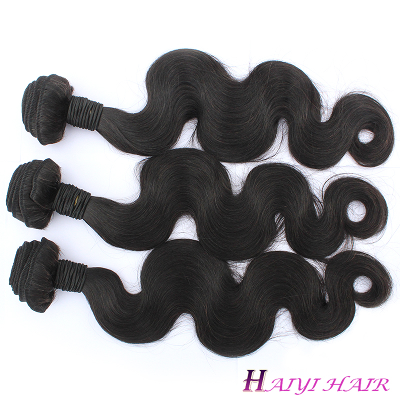Brazilian Natural Color Bundles Human Hair Extensions Cuticle Aligned Remy Hair Body Wave 12