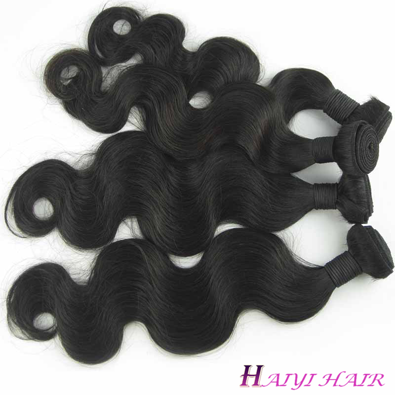 Brazilian Natural Color Bundles Human Hair Extensions Cuticle Aligned Remy Hair Body Wave 9