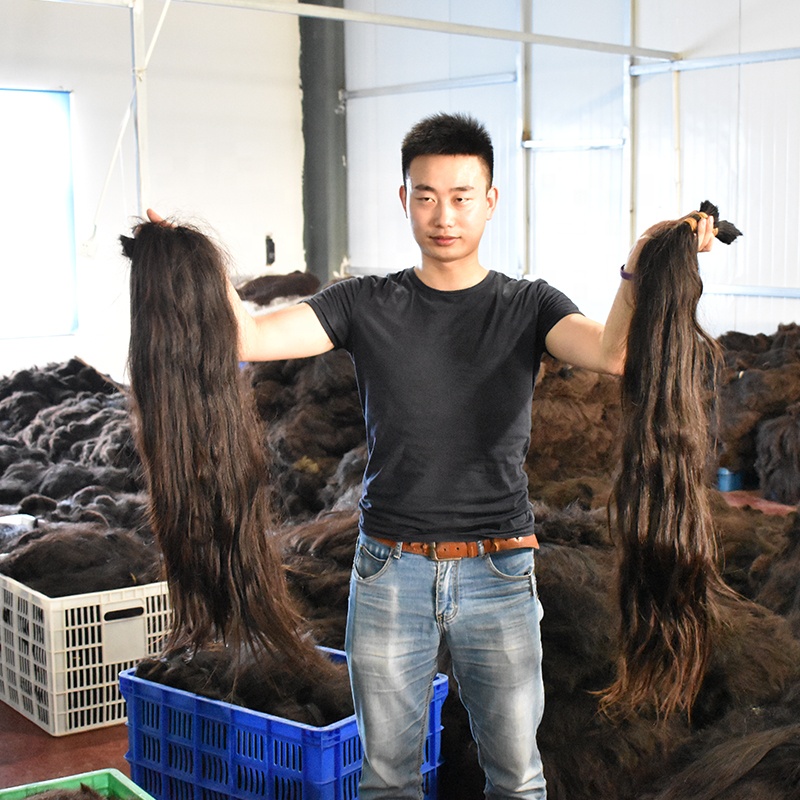 Large Stock Ready to Ship Human Hair Weave Vendors Wholesale Indian Hair Deep Wave Indian Hair 15