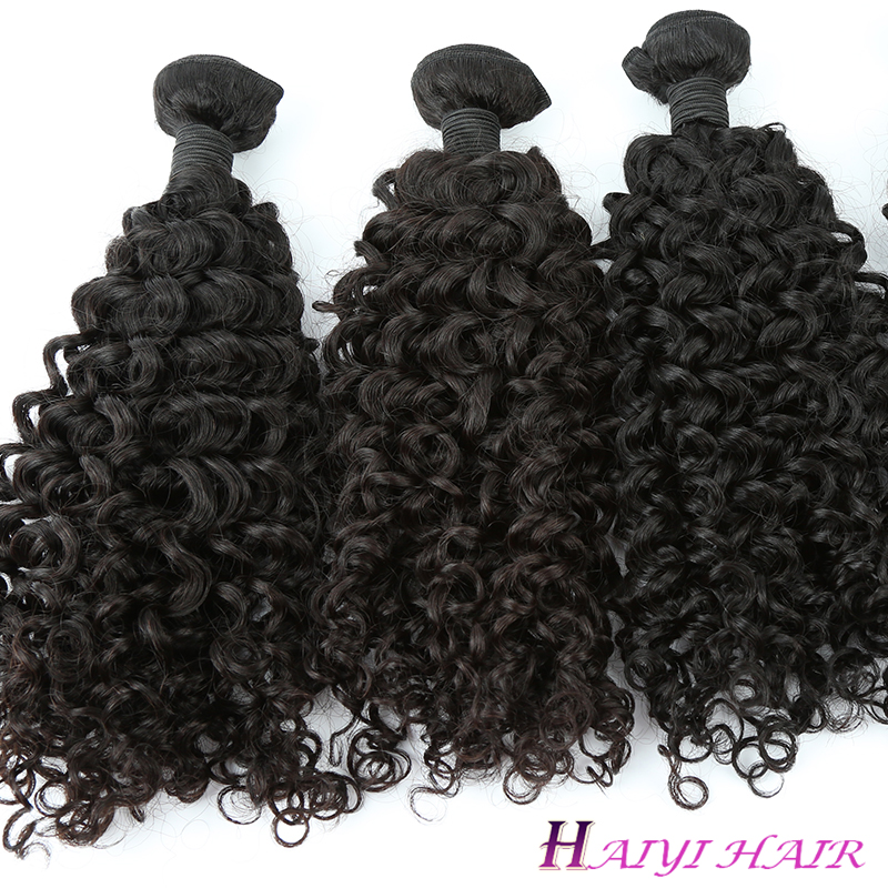 wholesale price Virgin Hair Vendors Raw Indian No shedding Curly human Hair 8