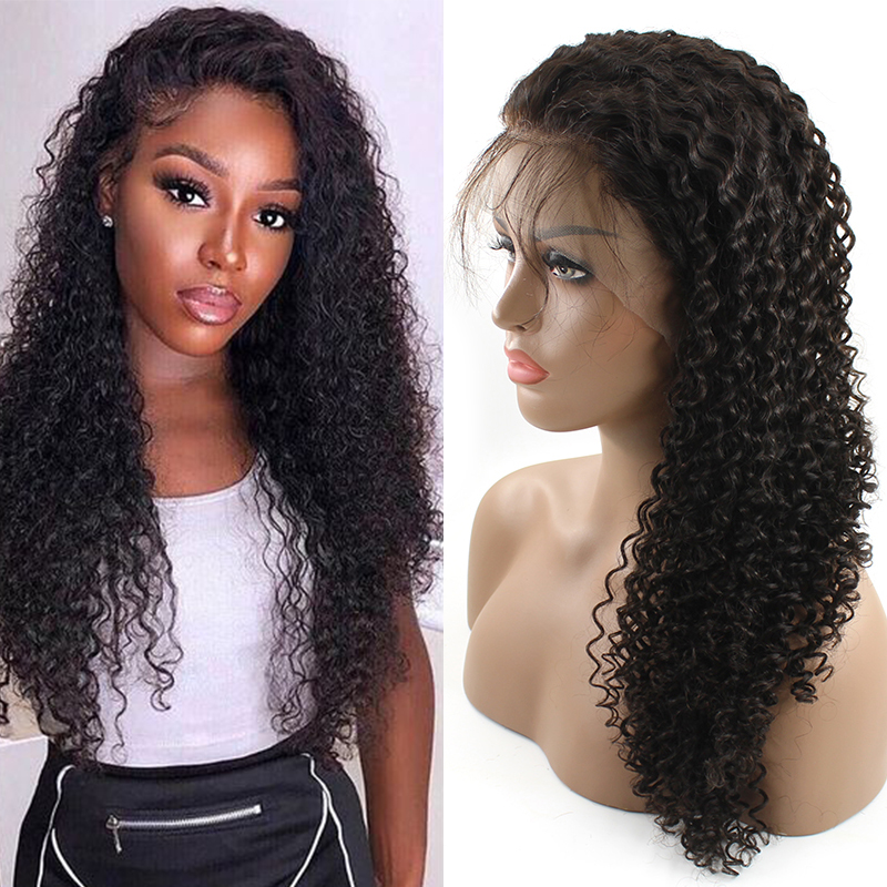 Large Stock  Wholesale Remy Cuticle Aligned Cambodian Frontal Lace Deep Wave Custom Human Hair Wig 12