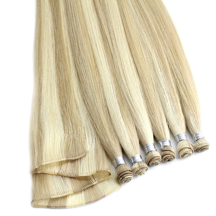 Best Virgin Hair Factory Full And Soft Double Drawn Braidding Handtied Weft Hair extensions 9