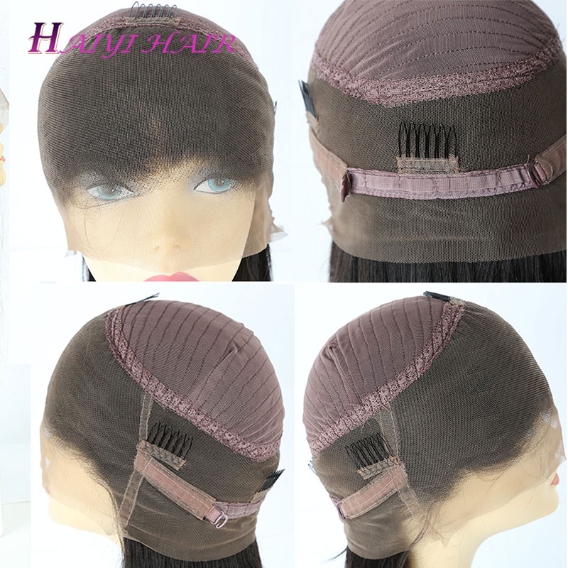 150% 180% Density Human Hair Wigs For Black Women Wholesale Brazilian Virgin Hair HD Lace Frontal  Wig 12
