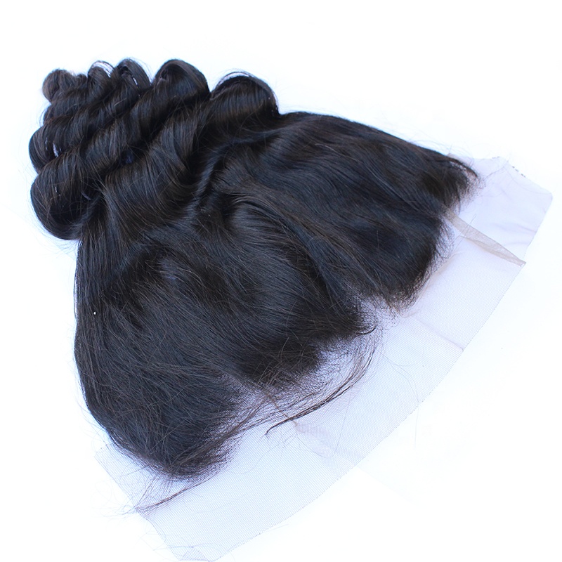 100% virgin Peruvian lace frontal cuticle aligned raw loose wave hair wholesale 9