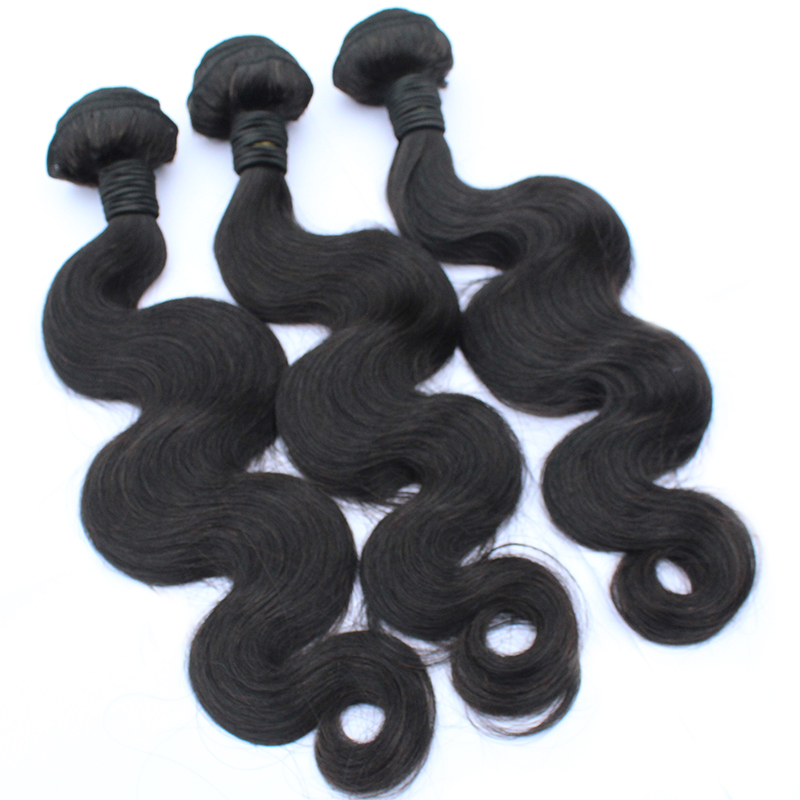 Indian Human Hair Virgin Unprocessed Body Wave Hair Bundle Thick Ends Hair Weft 9