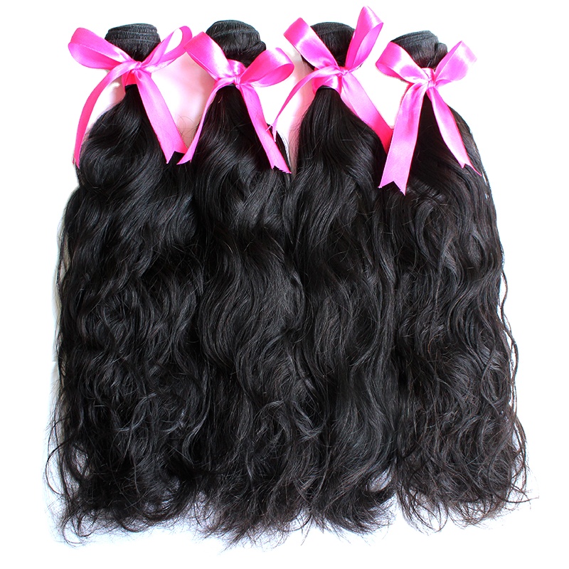 2020 Double Drawn Weft Extensions 100% Raw Brazilian Hair Extension Weaving 10-30 Inch 8