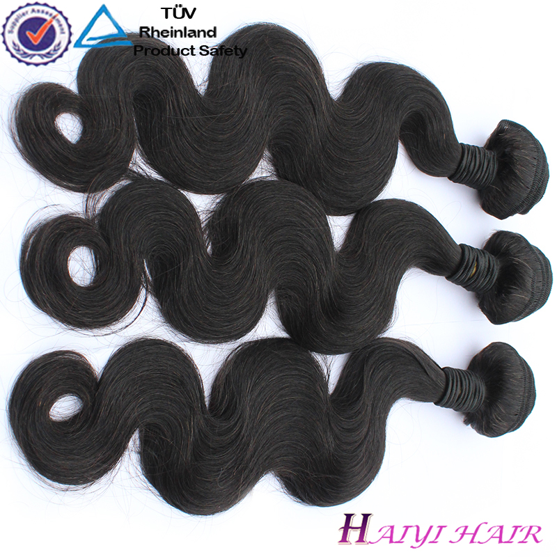 Real Human Hair Cheap Hair Cuticle Aligned  Body Wave Hair Indian 12