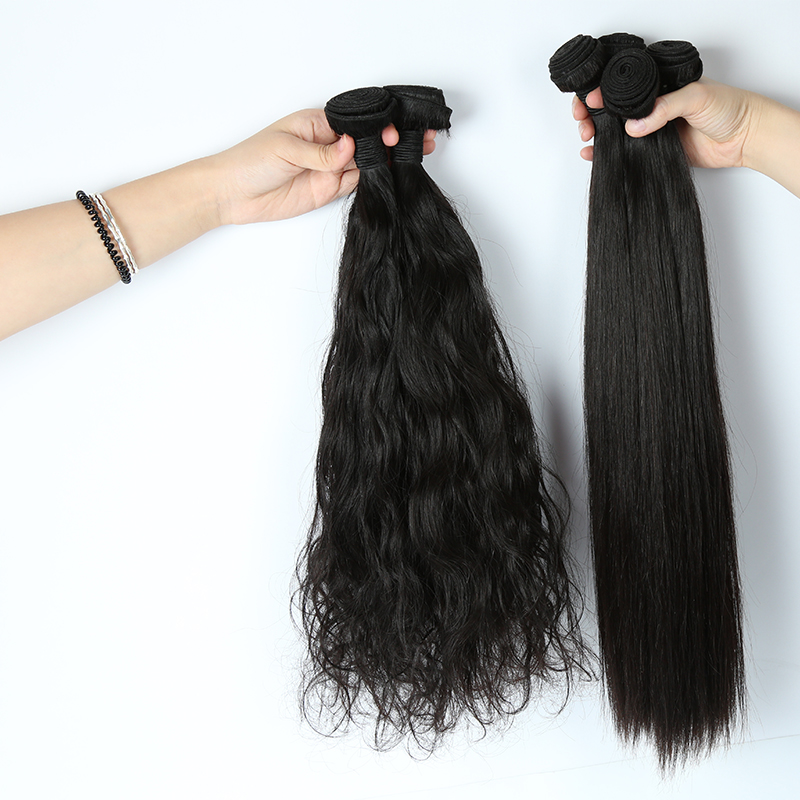 Factory wholesale double drawn virgin brazilian hair original brazilian human hair weft 10
