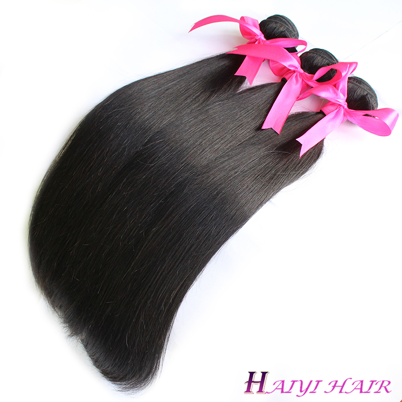 No shedding tangle free Hair Peruvian Silky Straight Virgin Hair 13