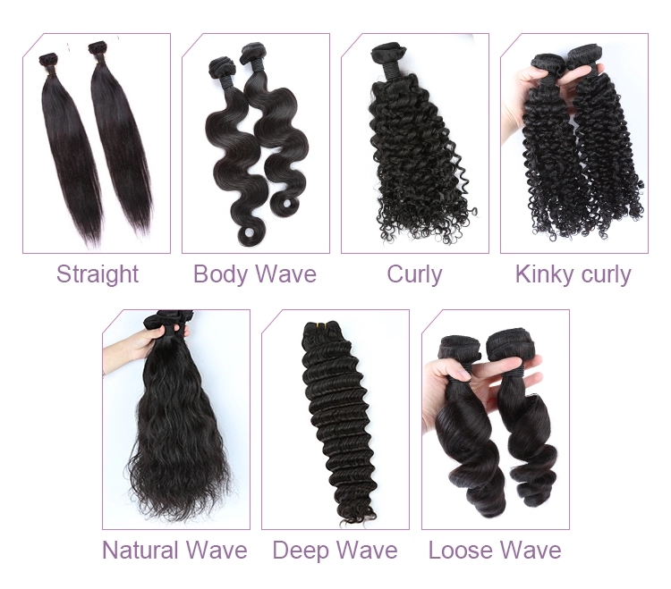 Russian Virgin Human Hair Bundles Raw Loose Wave Hair 10A Grade Hair Bundles 12