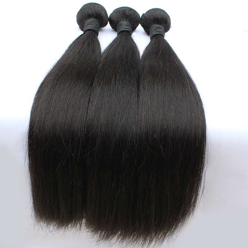 Real Unprocessed Malaysian Virgin Human Hair Bundle Cuticle Aligned Virgin Straight Hair Weft 10
