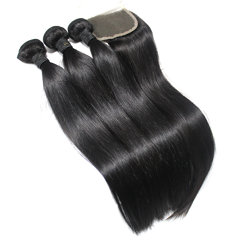 Virgin Hair Extension Straight Unprocessed Indian Straight Hair Weave Cuticle Aligned Hair Mink 8