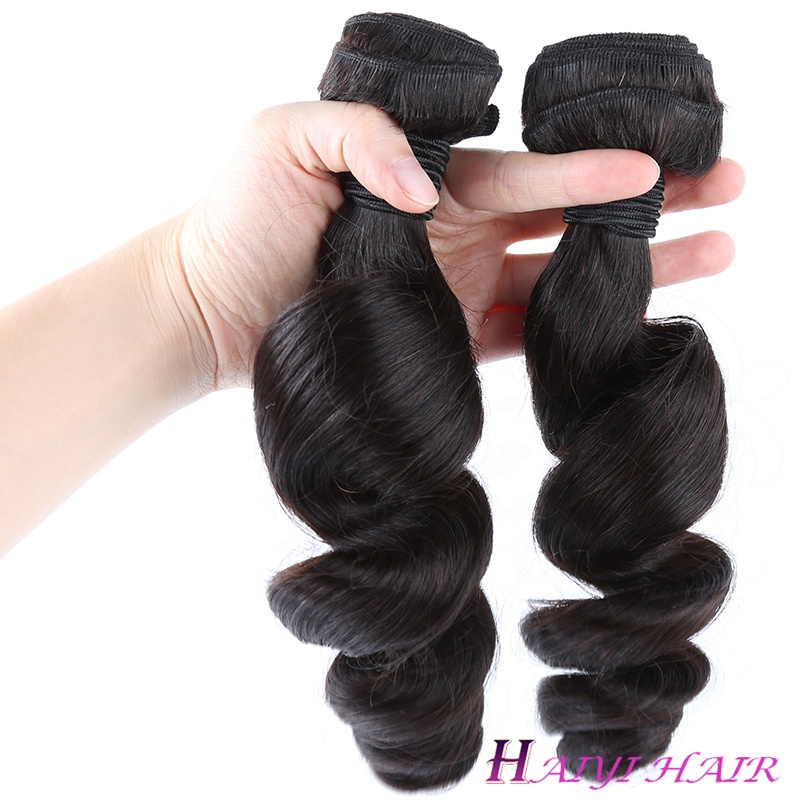 Best Selling 12A Virgin Unprocessed Hair Loose Wave Bundles 100% Human Hair Wholesale Price No Tangle No Shedding 13