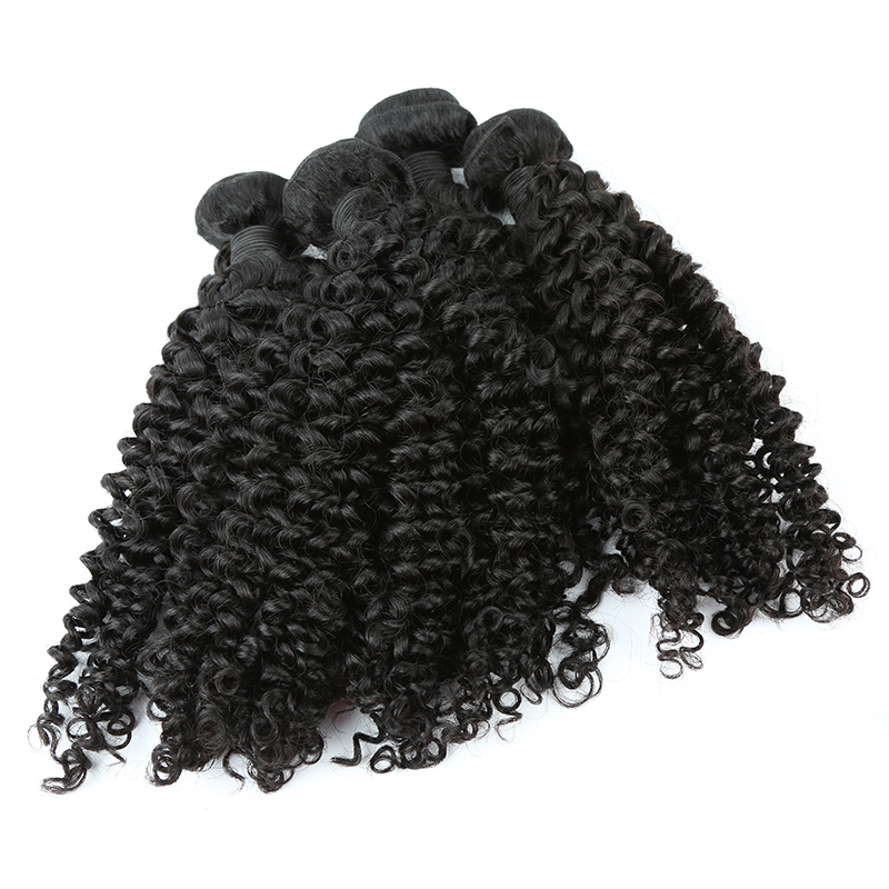 Factory price wholesale kinky curl  hair mink virgin hair vendors 9