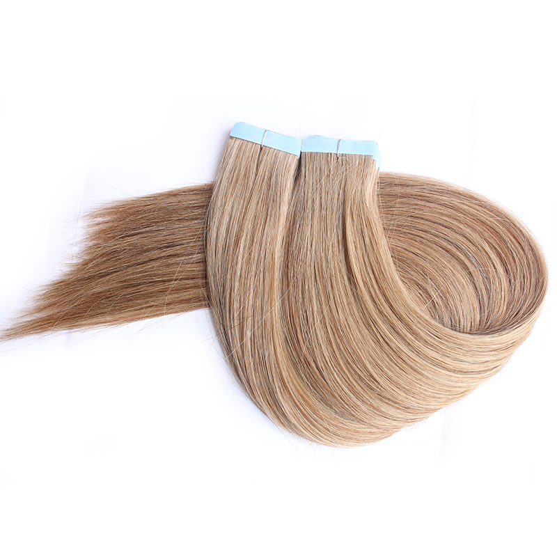 Long last great quality soft no chemical raw human hair   tape hair extensions 11