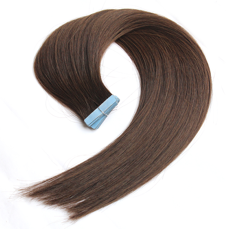 Long last great quality soft no chemical raw human hair   tape hair extensions 12