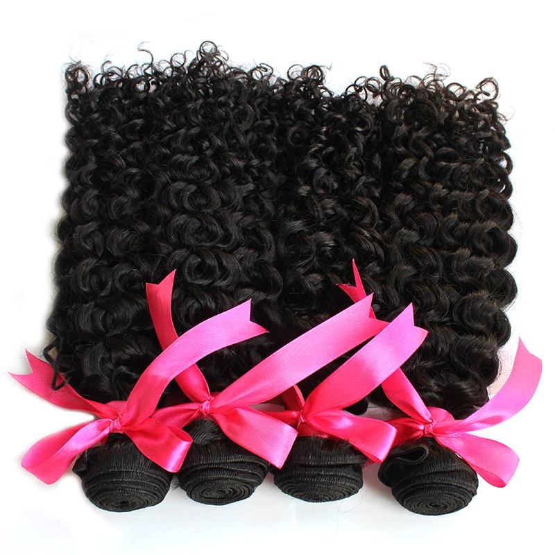 8A  Grade Curly  Malaysian Hair  Machine Double Weft Full Cuticle Aligned 11