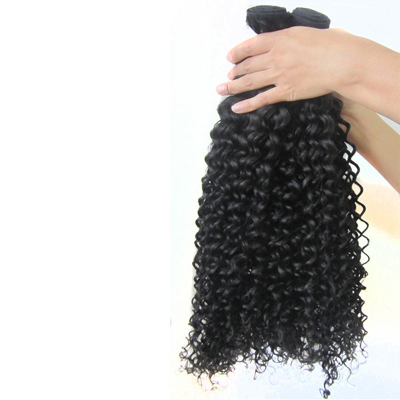 8A  Grade Curly  Malaysian Hair  Machine Double Weft Full Cuticle Aligned 8