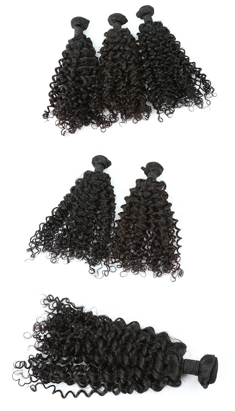Top Selling Curly Raw Unprocessed 100% Brazilian Remy Hair Cuticle Aligned Hair Extension Hair Bundles 11