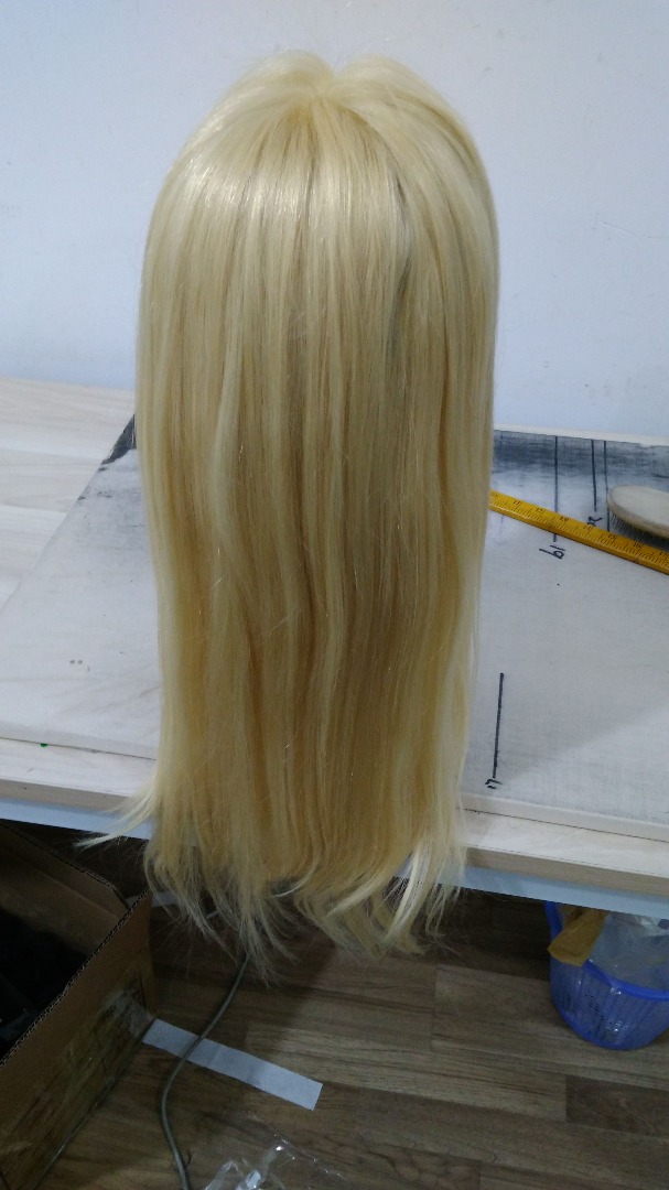 Wholesale 100% Unprocessed Human Hair Best Selling Human Straight Hair Wig  Blonde 613 Color Full Lace Wig 9