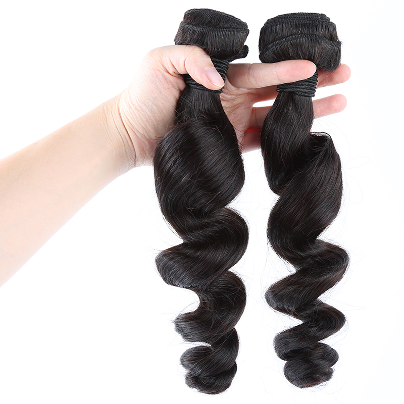 100% 10a High Quality Virgin Hair Human Hair Extension Peruvian Hair bundles 7