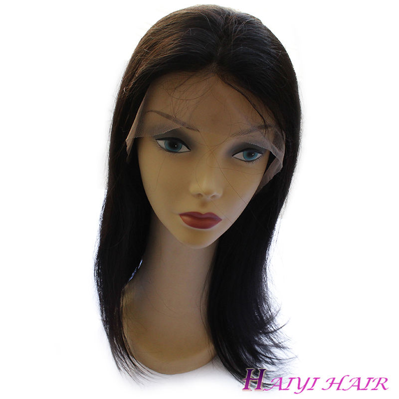 Cheap  Price Wholesale Cuticle Aligned Full  Lace Wig 100% Human Hair  Eurasian Hair Free Logo 10